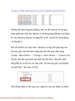 Hướng dẫn jailbreak thiết bị Kindle và thay đổi thiết lập của screensaver mặc định- P2 pptx