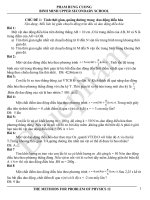 BT moi lien he giua chuyen dong tron deu và Dao đong dieu hoa