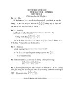 ĐỀ_ĐÁP ÁN THI HỌC SINH GIỎI TỈNH BẮC NINH(HAY)