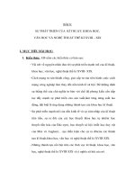 Lịch sử lớp 8 - SỰ PHÁT TRIỂN CỦA KĨ THUẬT, KHOA HỌC, VĂN HỌC VÀ NGHỆ THUẬT THẾ KỈ XVIII – XIX potx