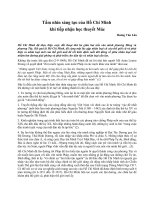 Tầm nhìn sáng tạo của Hồ Chí Minh khi tiếp nhận học thuyết Mác ppsx