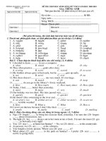 ĐỀ THI HSG LỚP 7 - HUYỆNTIỀN HẢI NĂM HỌC 2009 - 2010