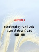 CHUYÊN ĐỀ 9 