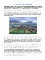 Lục địa Atlantis: Huyền thoại hay sự thật?