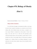 Chapter 074. Biology of Obesity (Part 1) ppsx