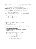 một số sai lầm thường gặp khi tính Tich phân