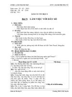 Bài 9: LÀM VIỆC VỚI DÃY SỐ ppsx