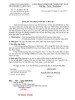 Triệu tập tập huấn tại Đà Lạt (SGD)