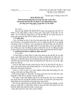 BẢNG ĐĂNG KÍ TƯ TƯỞNG HCM