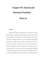 Chapter 073. Enteral and Parenteral Nutrition (Part 11) ppsx