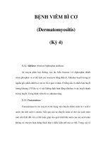 BỆNH VIÊM BÌ CƠ (Dermatomyositis) (Kỳ 4) pdf