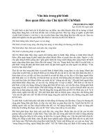 Văn hóa trong phê bình theo quan điểm của Chủ tịch Hồ Chí Minh pot