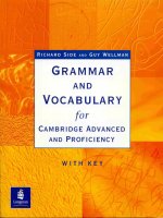 Grammar and vocabulary for cambridge advanced and proficiency part 1 docx