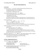 ôn tập Chương VII-Lớp 10