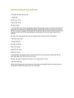 Bài thuốc trị chứng tóc rụng tóc bạc sớm potx