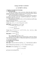 Đề cương toán cao cấp 1 chương 1