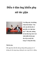 Điều ở đàn ông khiến phụ nữ tức giận ppt