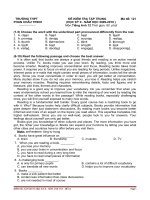 THI THỬ TNTHPT 2010