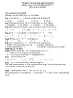 Kiểm tra Đại 9 Chương IV (Đề 2)