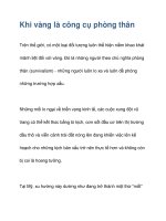 Khi vàng là công cụ phòng thân potx