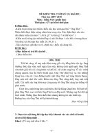 ĐỀ KIỂM TRA CUỐI KÌ II KHỐI 3