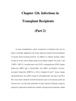 Chapter 126. Infections in Transplant Recipients (Part 2) potx