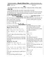 Giáo án tự chon toán 8
