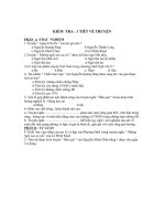 kiểm tra 1 tiết về truyện