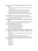 Đề thi tham khảo môn Tư tưởng Hồ Chí Minh - Phần 5 pptx