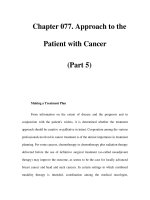 Chapter 077. Approach to the Patient with Cancer (Part 5) doc