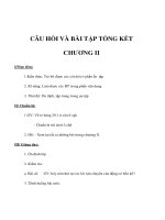 Giáo án vật lý 8 - CÂU HỎI VÀ BÀI TẬP TỔNG KẾT CHƯƠNG II potx
