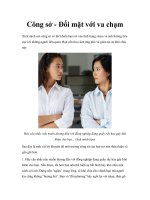 Công sở - Đối mặt với va chạm pdf