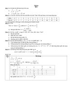 ôn tập toán 10 học kì II