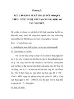 Thiết kế quy trình công nghệ chế tạo nắp hầm hàng tàu vỏ thép, chương 2 pps