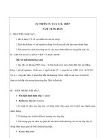 Giáo án Vật lý lớp 9 - SỰ NHIỄM TỪ CỦA SẮT, THÉP NAM CHÂM ĐIỆN potx