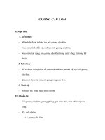 Giáo án Vật lý lớp 9 - GƯƠNG CẦU LÕM pdf