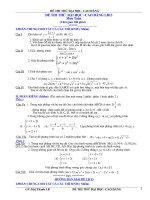 đề đáp án thi thử ĐH-CĐ 2010 LB13