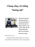 Chung sống với chồng “hướng nội” ppt