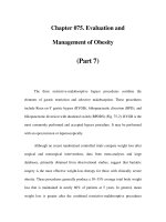 Chapter 075. Evaluation and Management of Obesity (Part 7) ppsx