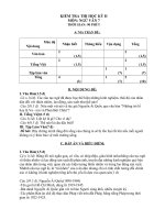 Đề Kiểm tra Học kỳ II môn Ngữ Văn lớp 7