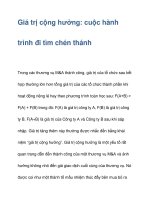 Giá trị cộng hưởng: cuộc hành trình đi tìm chén thánh potx