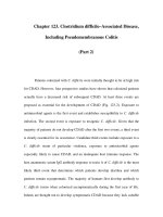 Chapter 123. Clostridium difficile–Associated Disease, Including Pseudomembranous Colitis (Part 2) docx