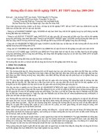 Hướng dẫn tổ chức thi Tốt nghiệp THPT năm 2010