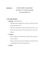 Lịch sử lớp 8 - SỰ PHÁT TRIỂN CỦA KHOA HỌC KỸ THUẬT VÀ VĂN HÓA THẾ GIỚI NỬA ĐẦU THẾ KỶ XX doc