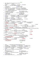 Đề thi thử đại học môn tiếng anh 12 - Đề 6