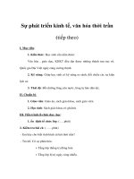 Lịch sử lớp 7 - Sự phát triển kinh tế, văn hóa thời trần (tiếp theo) pptx