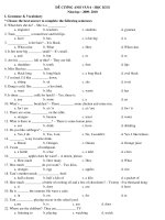 de cuong anh hoc ki 2- Grade 6.