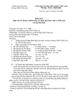 biên bản tổ an ninh