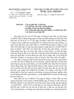 Báo cáo 10 năm thực hiện GDQP-AN của Bộ GD