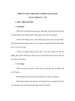 NHỮNG CUỘC CHIẾN ĐẤU CHỐNG NGOẠI XÂM Ở CÁC THẾ KỶ X - XV - Giáo án lịch sử lớp 9 docx